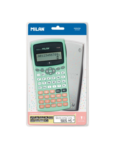 CALCULADORA CIENTÍFICA FUNCIONES SILVER NUEVO MILAN 159110SLBL