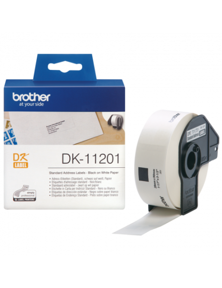 BROTHER ETIQUETAS DE DIRECCIÓN ESTANDAR DE PAPEL 29MMX90MM BROTHER ETIQUETAS DE DIRECCIÓN ESTANDAR DE PAPEL 29MMX90MM
