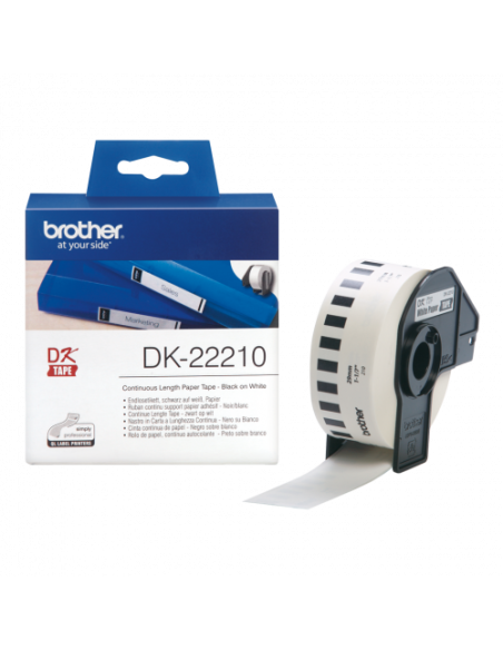 BROTHER CINTA DE PAPEL CONTINUO BLANCO