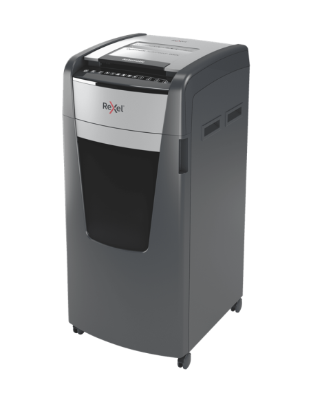 Rexel Optimum AutoFeed+ 600X triturador destructora destructora de papel Corte cruzado 55 dB 23 cm Negro, Plata