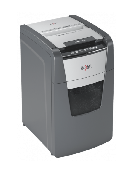 Rexel Optimum AutoFeed+ 150X A triturador destructoraa destructora de papel Corte cruzado 55 dB 22 cm Negro, Gris