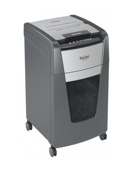 Rexel Optimum AutoFeed+ 225X triturador destructoraa destructora de papel Corte cruzado 55 dB 23 cm Negro, Gris