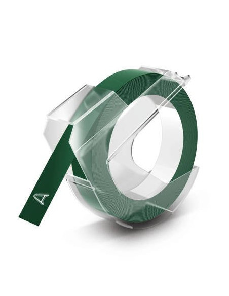 CINTA DYMO EMBOSSER 3M X 9 MM VERDE DYMO 520105