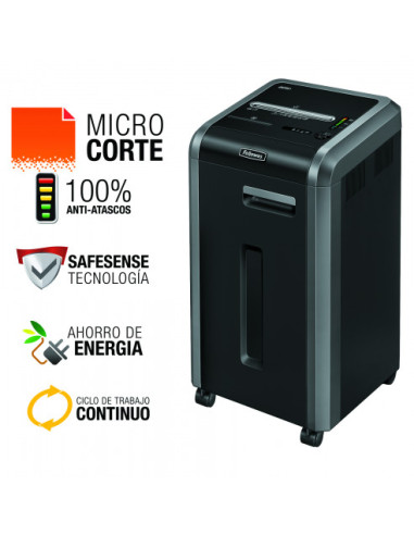 DESTRUCTORA FELLOWES MICROCORTE 225MI FELLOWES...