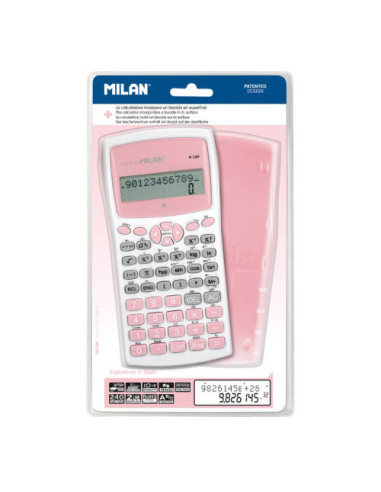 Milan Blíster calculadora científica M240 rosa,...