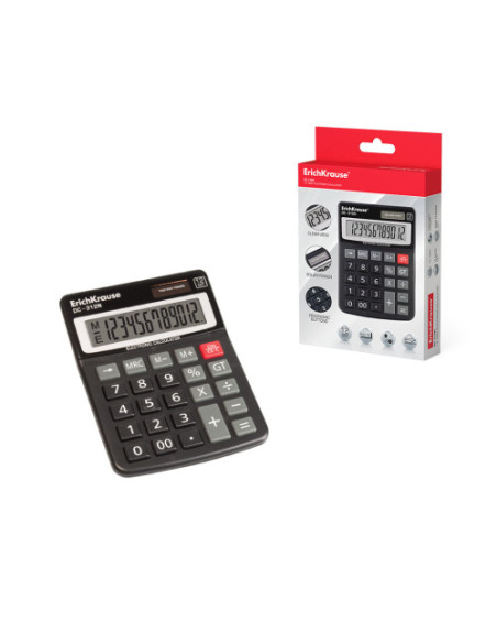 CALCULADORA ELECTRÓNICA DE SOBREMESA DE 12 DÍGITOS DC-312N ERICH KRAUSE 50312