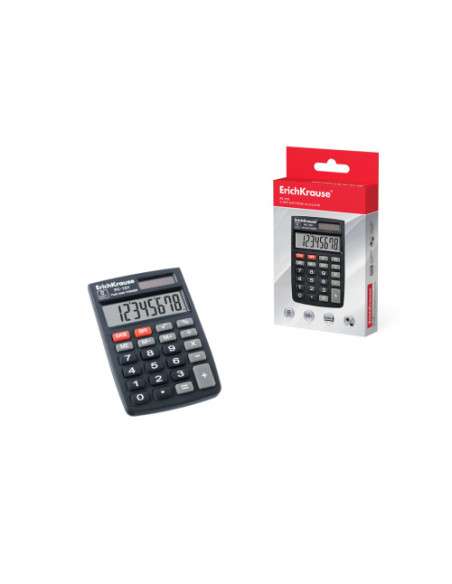 CALCULADORA DE BOLSILLO PC-101 8DIGITOS ERICH KRAUSE 40101