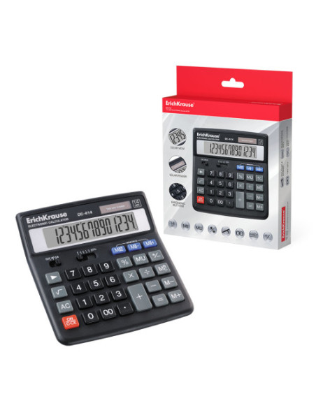 CALCULADORA DE SOBREMESA DC-414 14 DIGITOS ERICH KRAUSE 40414