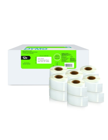 PACK 12 ROLLOS LW ETIQUETAS 25X54MM DYMO 2177563