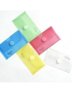 SOBRE PLASTICO VELCRO TARJETA DE VISITA