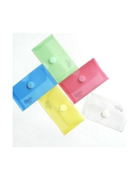 SOBRE PLASTICO VELCRO TARJETA DE VISITA