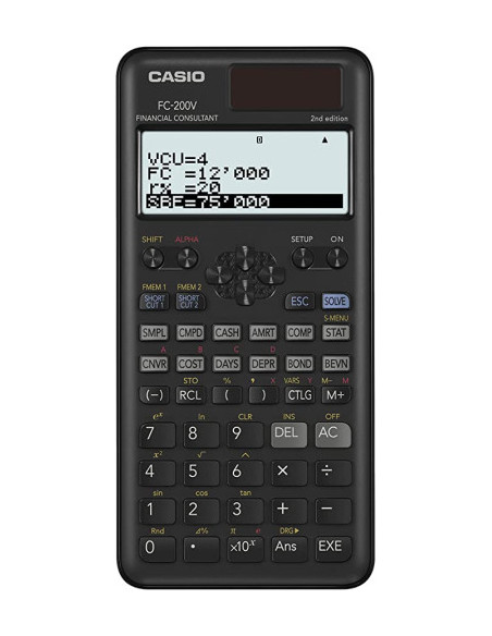 CALCULADORA FINANCIERA CASIO FC-200V-2