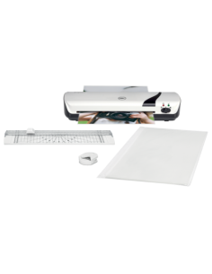 SET PLASTIFICADORA INSPIRE+ BLANCA A4 + CIZALLA + CORTADOR ESQUINAS GBC 4410034