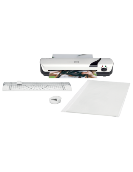 SET PLASTIFICADORA INSPIRE+ BLANCA A4 + CIZALLA + CORTADOR ESQUINAS GBC 4410034 SET PLASTIFICADORA INSPIRE+ BLANCA A4 + CIZALLA + CORTADOR ESQUINAS GBC 4410034