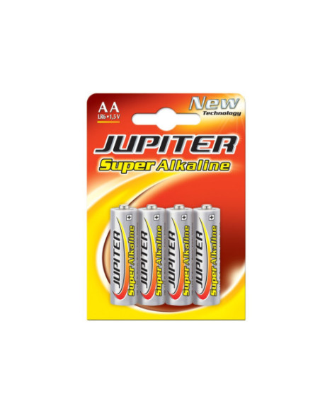 BLISTER 4 PILAS ALKALINAS LR6 - E91 (AA) 318994 JUPITER 040306