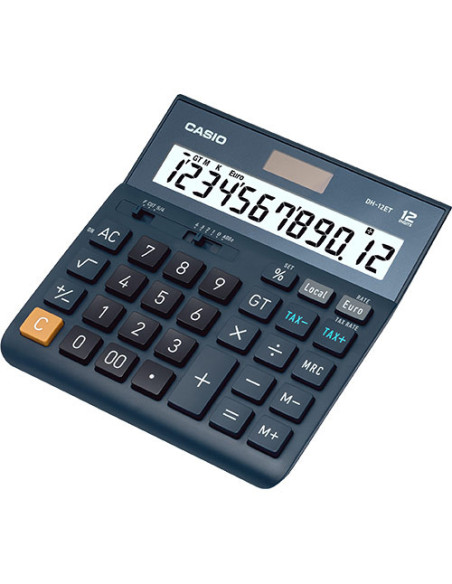 CALCULADORA SOBREMESA 12 DIGITOS CASIO DH-12ET