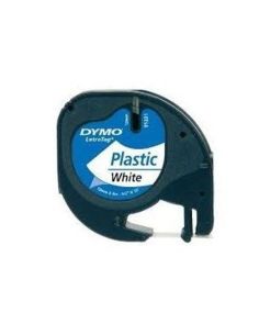 CINTAS LETRATAG PLÁSTICO 12MM X 4 M NEGRO/BLANCOS0721660