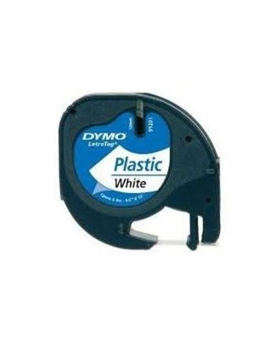 CINTAS LETRATAG PLÁSTICO 12MM X 4 M NEGRO/BLANCOS0721660
