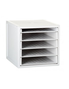 MÓDULO ARCHISYSTEM DE 5 BANDEJAS 356X316X303 MM GRIS ARCHIVO 2000 8405B GS