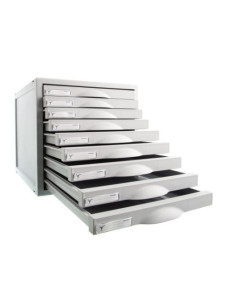 MÓDULO ARCHISYSTEM DE 9 CAJONES 356X316X303 MM GRIS ARCHIVO 2000 8409C GS