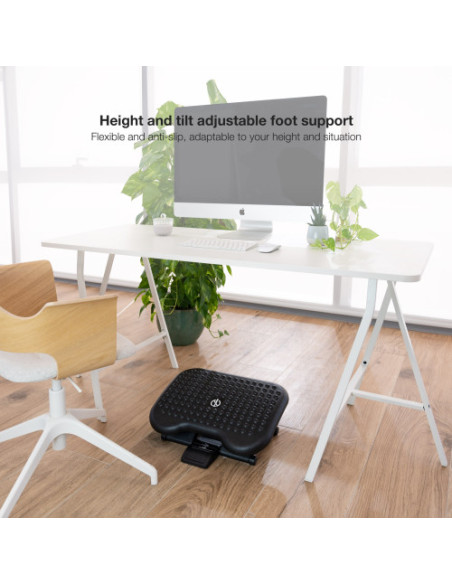 TOOQ REPOSAPIÉS AJUSTABLE CONFORT NEGRO