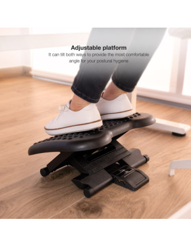 TOOQ REPOSAPIÉS AJUSTABLE CONFORT NEGRO