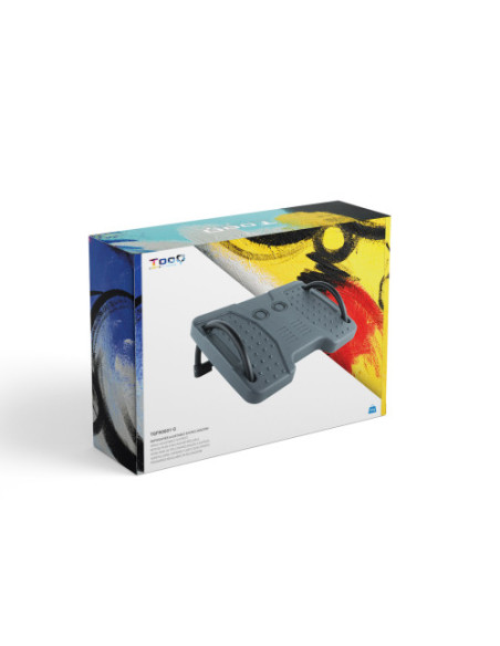 REPOSAPIÉS AJUSTABLE CONFORT GRIS