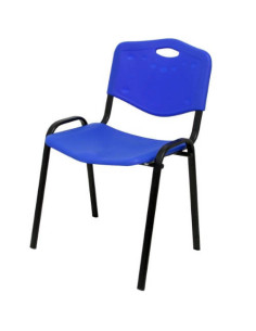 PACK 4 SILLAS CONFIDENTE MODELO ROBLEDO PLÁSTICO AZUL PIQUERAS Y CRESPO PACK426IAZ
