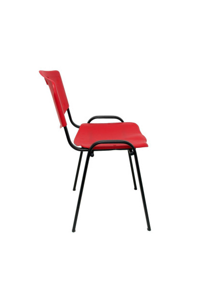 PACK 4 SILLAS CONFIDENTE MODELO ROBLEDO PLÁSTICO ROJO PIQUERAS Y CRESPO PACK426IRJ