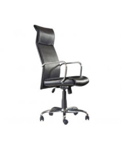 SILLÓN DIRECCIÓN MODELO CARCELÉN PIEL NEGRO PIQUERAS Y CRESPO 260SPNE