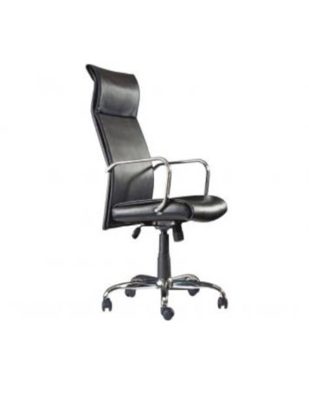 SILLÓN DIRECCIÓN MODELO CARCELÉN PIEL NEGRO PIQUERAS Y CRESPO 260SPNE