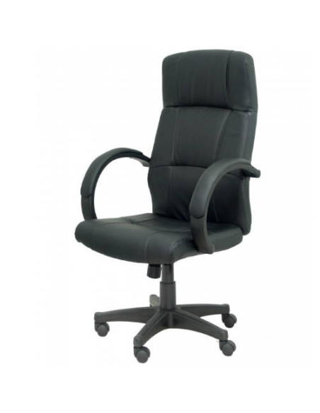 SILLÓN MODELO MUNERA SIMIL PIEL NEGRO PIQUERAS Y CRESPO 97DBNE