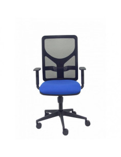 SILLA MODELO MOTILLA MALLA NEGRA BRAZO REGULABLE ASIENTO BALI AZUL PIQUERAS Y CRESPO 21SBALI229B10