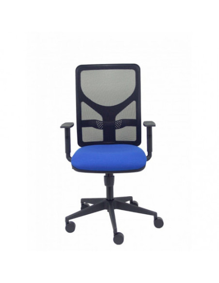 SILLA MODELO MOTILLA MALLA NEGRA BRAZO REGULABLE ASIENTO BALI AZUL PIQUERAS Y CRESPO 21SBALI229B10