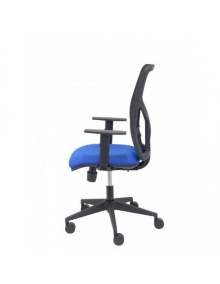 SILLA MODELO MOTILLA MALLA NEGRA BRAZO REGULABLE ASIENTO BALI AZUL PIQUERAS Y CRESPO 21SBALI229B10