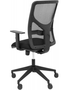 SILLA MODELO MOTILLA MALLA NEGRA BRAZO REGULABLE ASIENTO BALI NEGRO PIQUERAS Y CRESPO 21SBALI840B10