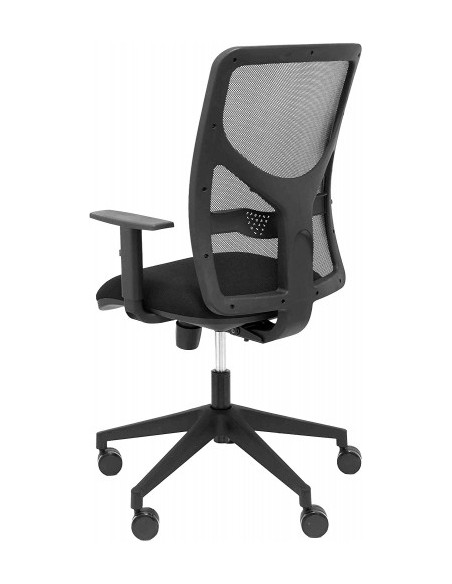 SILLA MODELO MOTILLA MALLA NEGRA BRAZO REGULABLE ASIENTO BALI NEGRO PIQUERAS Y CRESPO 21SBALI840B10