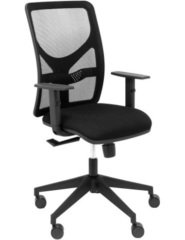 SILLA MODELO MOTILLA MALLA NEGRA BRAZO...