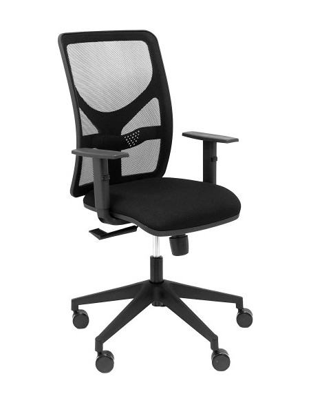 SILLA MODELO MOTILLA MALLA NEGRA BRAZO REGULABLE ASIENTO BALI NEGRO PIQUERAS Y CRESPO 21SBALI840B10