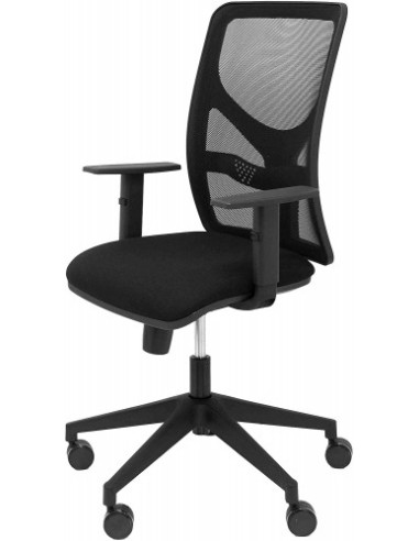 SILLA MODELO MOTILLA MALLA NEGRA BRAZO...