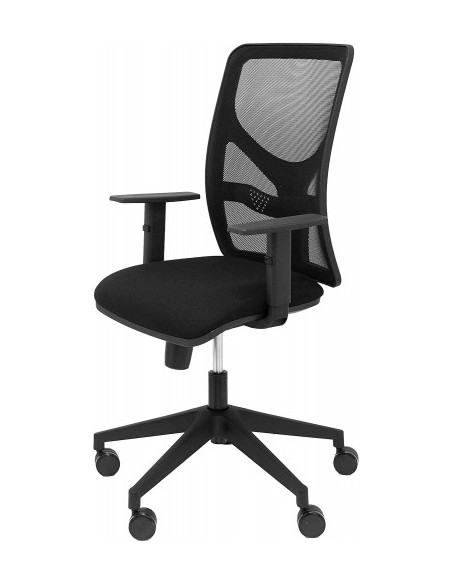 SILLA MODELO MOTILLA MALLA NEGRA BRAZO REGULABLE ASIENTO BALI NEGRO PIQUERAS Y CRESPO 21SBALI840B10