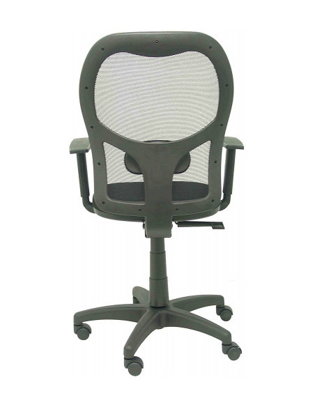 SILLA MODELO ALOCÉN MALLA NEGRA BRAZO REGULABLE ASIENTO BALI NEGRO PIQUERAS Y CRESPO 345SNBALI840B10
