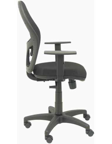 SILLA MODELO ALOCÉN MALLA NEGRA BRAZO REGULABLE...