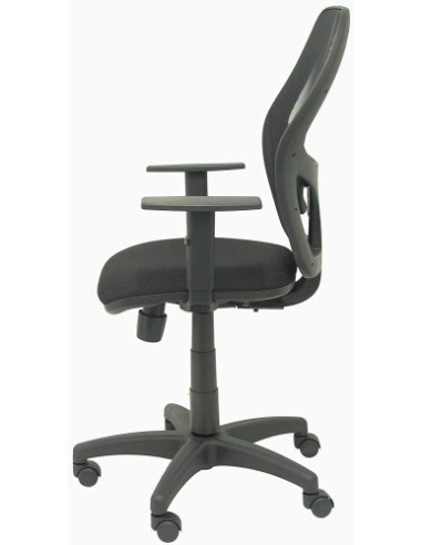 SILLA MODELO ALOCÉN MALLA NEGRA BRAZO REGULABLE...