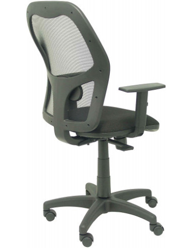 SILLA MODELO ALOCÉN MALLA NEGRA BRAZO REGULABLE...