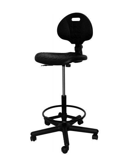 TABURETE MODELO PATERNA POLIURETANO NEGRO PIQUERAS Y CRESPO T31