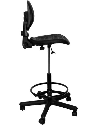 TABURETE MODELO PATERNA POLIURETANO NEGRO...