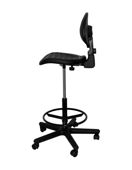 TABURETE MODELO PATERNA POLIURETANO NEGRO PIQUERAS Y CRESPO T31