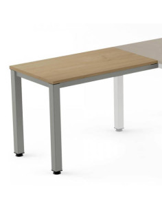 ALA  PARA MESA SERIE EXECUTIVE 100X60 GRIS / ROBLE  ROCADA 2107AD08