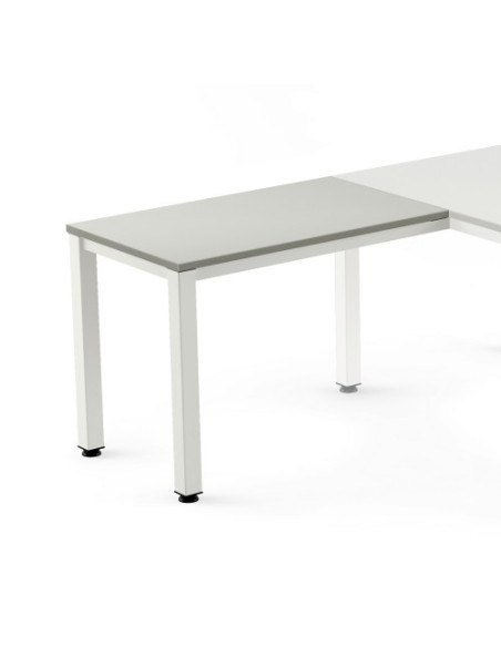 ALA PARA MESA SERIE EXECUTIVE 100X60 BLANCO/ GRIS ROCADA 2107AM02 ALA PARA MESA SERIE EXECUTIVE 100X60 BLANCO/ GRIS ROCADA 2107AM02